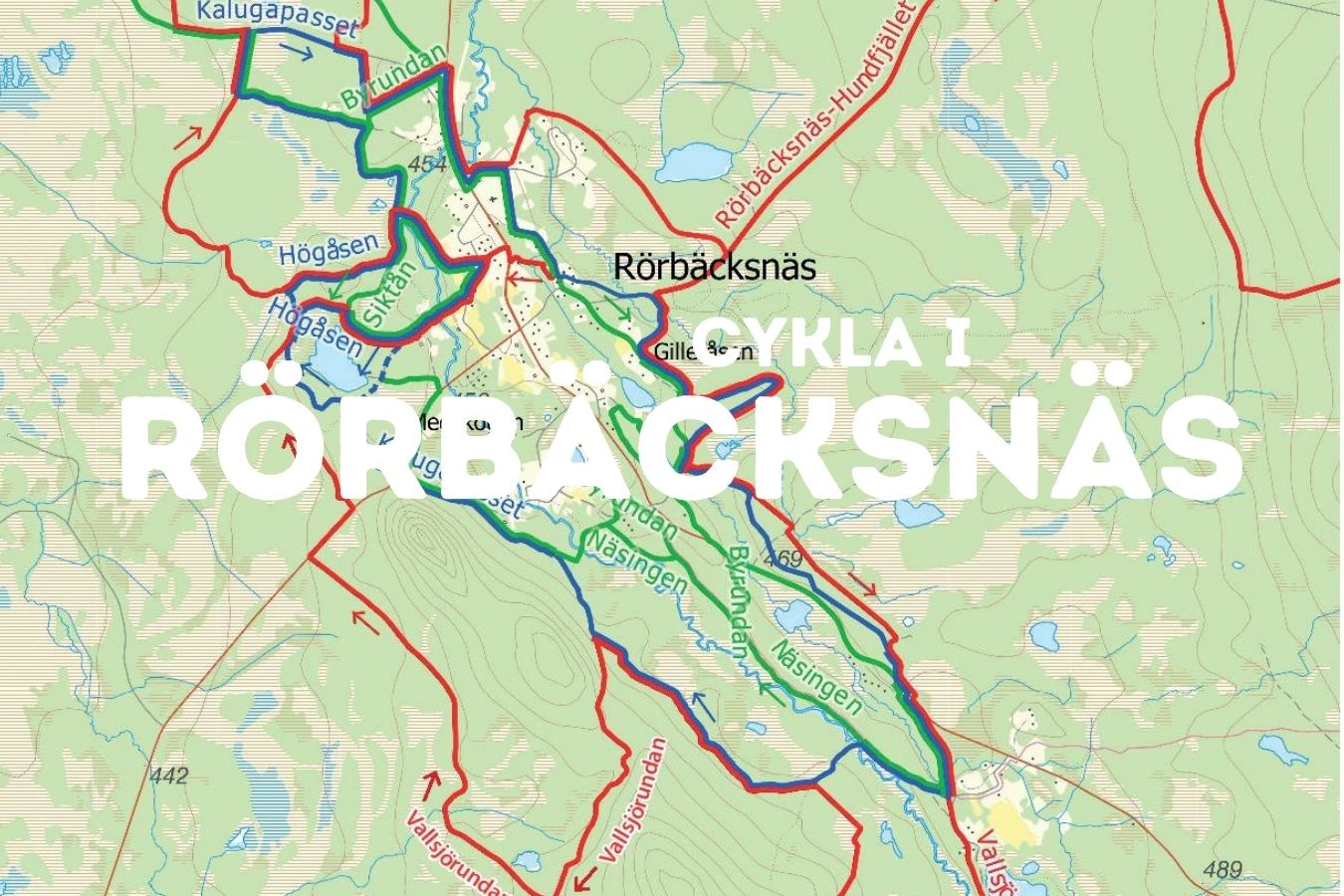 Cykla i Rörbäcksnäs - Cykelleder