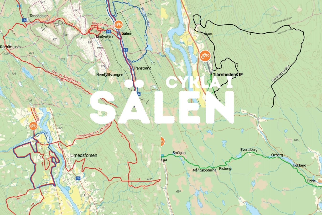 Cykla i Sälen - Cykelleder